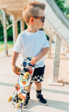 Load image into Gallery viewer, Checkered Flame Lounge Shorts