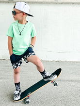 Load image into Gallery viewer, Checkered Flame Lounge Shorts