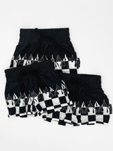 Load image into Gallery viewer, Checkered Flame Lounge Shorts