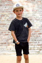 Load image into Gallery viewer, BCD You Scared Bro TEE- all black, NOT acid wash