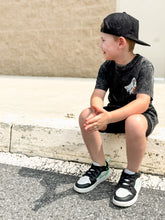 Load image into Gallery viewer, BCD You Scared Bro TEE- all black, NOT acid wash