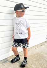 Load image into Gallery viewer, Checkered Flame Lounge Shorts