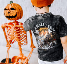 Load image into Gallery viewer, BCD You Scared Bro TEE- all black, NOT acid wash