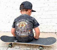Load image into Gallery viewer, BCD You Scared Bro TEE- all black, NOT acid wash
