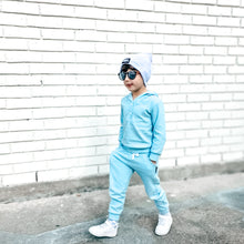 Load image into Gallery viewer, Sky blue waffle set-size up 1
